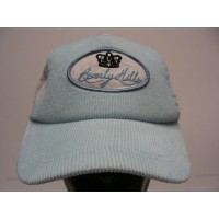 BEVERLY HILLS  PRINCESS  LIGHT BLUE CORDUROY & WHITE MESH BALL CAP HAT   eb-14434755